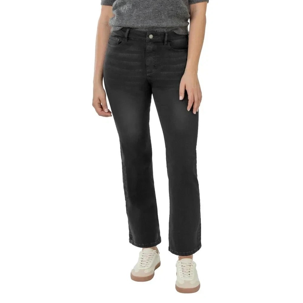 Well Worn Women's High-Rise Classic Straight Pants, Black, Size 10 / 30, NWOT